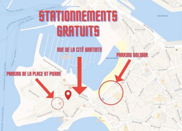 Appartement Frida - Plage 50M - Rue Gratuite Saint-Malo Ngoại thất bức ảnh